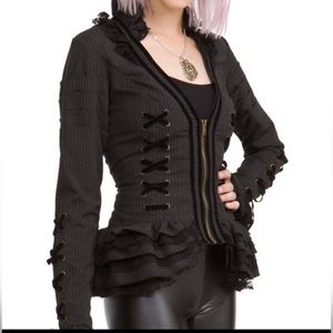 Victorian Gothic Corset w/ Lace Blazer